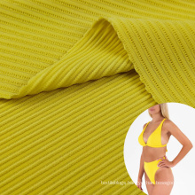 polyamide stretch spandex swimwear elastic ribbed fabric nylon stretch